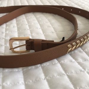 Brown & gold belt